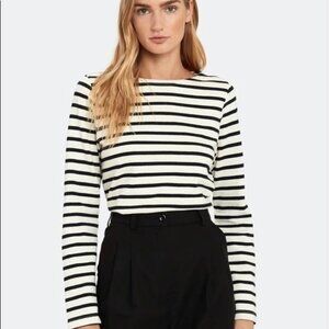 Norse Projects Godtfrey Compact Striped Top Size Small